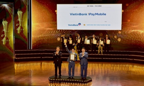 VietinBank iPay Mobile nhận giải thưởng uy tín